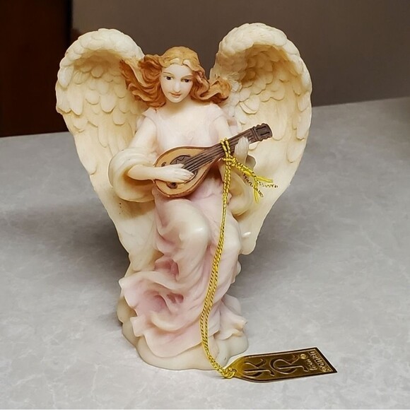 Seraphim Angels Lydia Winged Poet Vintage 1995 #63664 Roman Inc - Picture 1 of 7